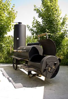 BOS FOOD Barbecue (BBQ) Grill (Smoker) 24 Chuckwagon, 1 St