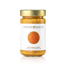 Gewürzgarten Rote Mojosauce, mit Paprika, Chili und Koriander, 225 ml