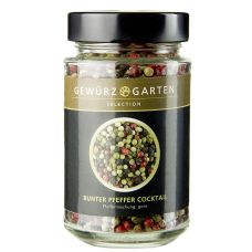 Gewürzgarten Bunter Pfeffer Cocktail (weiß, schwarz, grün, rosa), ganz, 100 g