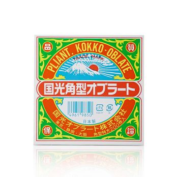 Obulato - Oblaten aus Kartoffelstärke, transparent, quadratisch, 9x9cm, 200 St