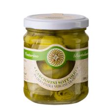 Eingelegte Artischocken - Carciofini sott´olio, in Olivenöl, Venturino, 180 g