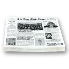 Einweg Snack Papier mit Zeitungspapierdruck, ca.290x300mm, New Fork Times, 500 Blatt
