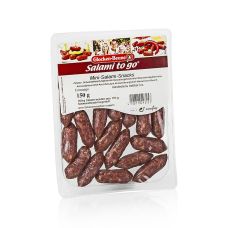 Mini Salamis, kleine mild geräucherte Würstchen, ca. 20-24 Stück, 150 g