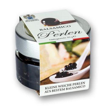 Würzkaviar Balsamico Essig, Perlgrösse 3-5mm, Sphären, Terra del Tuono, 50 g
