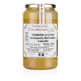 Spanische Turron - aus Mandeln, flüssig, Turron Liquido de Jijona, 1,5 kg