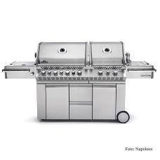Napoleon Gasgrill P Pro 825, Edelstahl, 2 Grillhauben, inkl. Drehspieß, 1 St