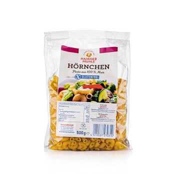 Hammermühle - Hörnchen, aus Mais, laktose und glutenfrei, 500 g
