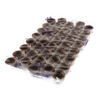 Mini Dessert-Tartelettes - Filigrano, rund, ø 3,8cm, H 1,8cm, Schokomürbeteig, 200 St