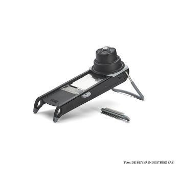 deBUYER Mandoline Swing Plus (1 horiz.& 1 Julienne) schwarz (4-10mm), 1 St