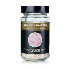Gewürzgarten Pakistanisches Kristallsalz, Rosa Salz Flocken, 100 g