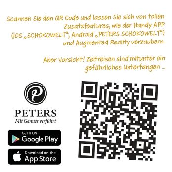Adventskalender Zeitmaschine, mit Pralinen, alkoholfrei, Peters, 300 g