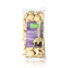 SCHAKALODE Buttons, Weiß, vegane Couverture Callets, 500 g