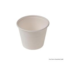 Einweg Naturesse Take Away Suppen Becher, 425ml, Ø11x8,5cm, Zuckerrohr, 500 St