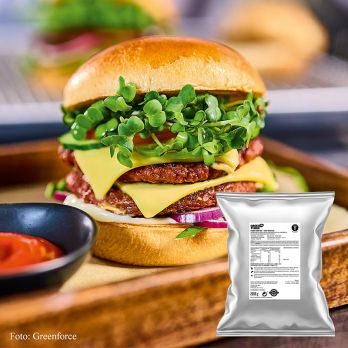 Greenforce Fertigmix für vegane Burger Patties, aus Erbsenprotein, 2 kg