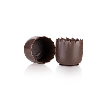 Schoko Thimble Cup Dark, ø2,5cm, H 2,5cm, Dobla (18115), 302 g, 72 St