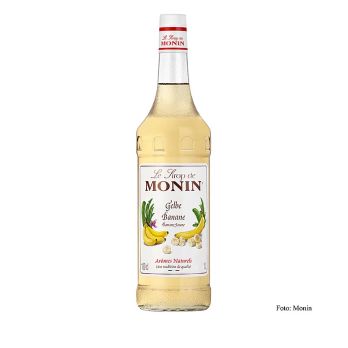 Monin Gelbe Banane Sirup 1:8, 1 l