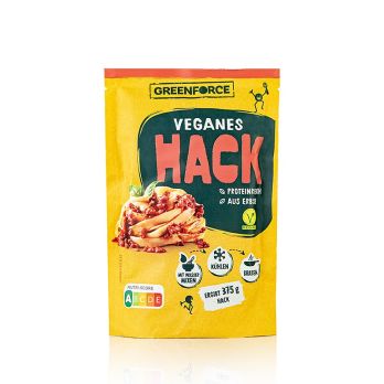 Greenforce Mix für veganes Hack, aus Erbsenprotein, 125 g