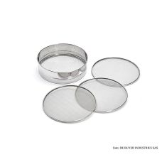 Küchen- / Mehlsieb Edelstahl (ø20, Maschen 3, 2, 1 &  0,5 mm) de Buyer (4605.21), 1 St