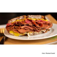 planted.pastrami, dünne Scheiben, aus Sojaprotein, TK (vegan), 500 g