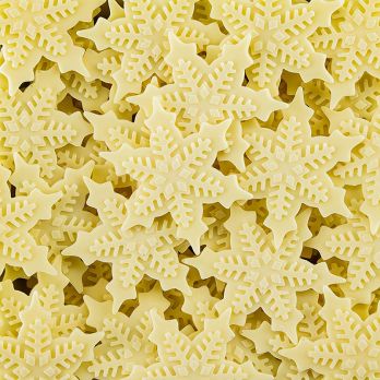 Schokoaufleger ice crystal /Schneeflocke, 55mm, Dobla (79151), 360 g, 88 St