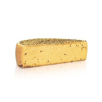 Isnyer Zitronenpfeffer, Schnittkäse mit Pfefferrinde, halber Laib, BIO , ca.3 kg