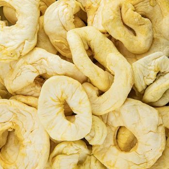 Apfel Ringe, getrocknet, geschwefelt, 1 kg