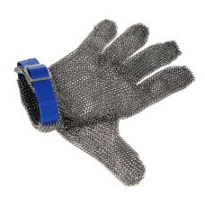 Austernhandschuh Euroflex - Kettenhandschuh, Größe L (3), blau, 1 St