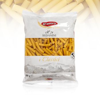 Granoro Sedanini, ähnlich der Penne Rigate, No.24, 500 g