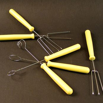 Pralinen-Tunkgabeln, 6 verschiedene Formen, 6 tlg.