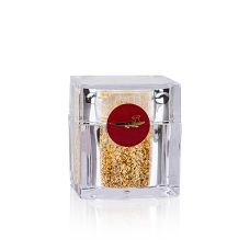 Gold - Würfelstreuer mit Blattgoldflocken, 22 Karat, E175, 0,1 g