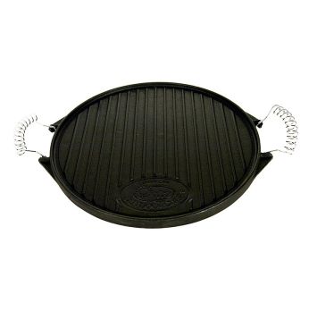 Outdoorchef-Zubehör- Gusseisenplatte S, für City 420, 2 Griffe, ø 33cm, 1 St