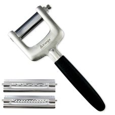 Julienne-Schneider Set, 3/6/45mm Messer, 18cm lang, 7,5cm breit, Edelstahl, 3 tlg.
