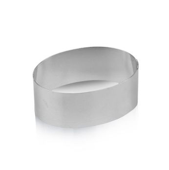 Edelstahl-Ausstecher, oval, glatt, 7,5x4,5x3cm hoch, 1 St