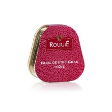 Gänsestopfleberblock, Foie Gras, Trapez, Halbkonserve, Rougié, 75 g