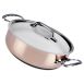 deBUYER Prima Matera Induktions Bratentopf flach, Kupfer-Edelstahl, ø 24cm, 1 St
