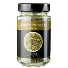 Gewürzgarten Pfeffer, schwarz, fein geschrotet, 100 g