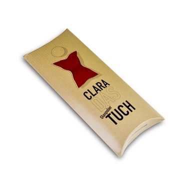 Glaspoliertuch Clara, aus Microfaser, rot, 1 St