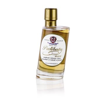 Prelibato, Balsamico Bianco Condiment Riserva, 8 Jahre, Eschenholzfass, Malpighi, 200 ml