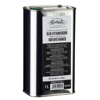 Natives Olivenöl Extra mit weißer Trüffel-Aroma (Trüffelöl), Tartuflanghe, 1 l
