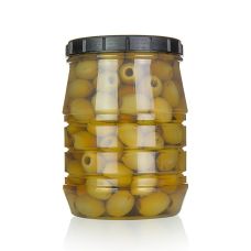 Grüne Oliven, ohne Kern, in Lake, Linos, 1,5 kg