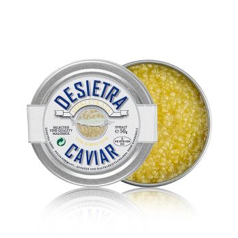 Desietra weißer Kaviar vom Albino-Stör (Sterlet), Aquakultur Deutschland, 50 g