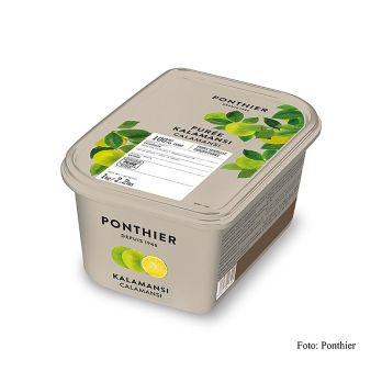 Ponthier Zitronenpüree Kalamansi, ungezuckert, 100% Frucht TK, 1 kg