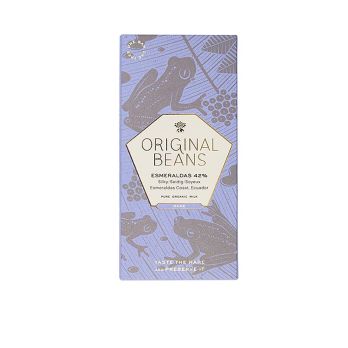Esmeraldas Ecuador, 42% Milch Schokoladentafel, 70g, von Original Beans, BIO, 70 g