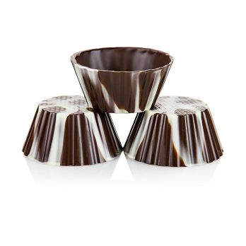 Schokoform - Victorias, marmoriert, ø 40-65mm, 30mm hoch, 904 g, 84 St