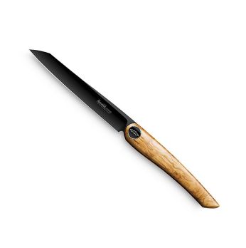 Nesmuk Janus Steak & Tafelmesser, Griff Olivenholz, 2 St