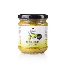 Oliven-Paste - Tapenade, grün, aus Chalkediki Oliven, ANEMOS, 180 g