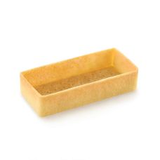Dessert-Tartelettes - Filigrano, rechteckig, 7,3x3,3cm, H 1,8cm, Mürbeteig, 162 St