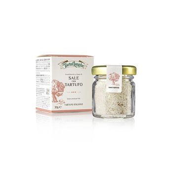 TARTUFLANGHE Französisches Meersalz mit Sommertrüffel (tuber aestivum), 30 g