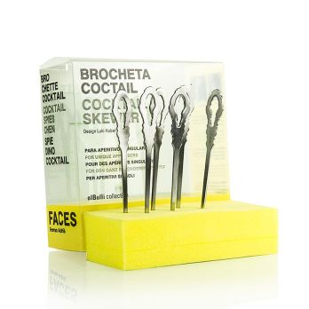 Faces - Brocheta Cocktail, Spieß, 11cm, FA-112, 6 St