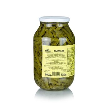 Kaktus-Blätter, in Streifen geschnitten, in Salzlake eingelegt, 900 g